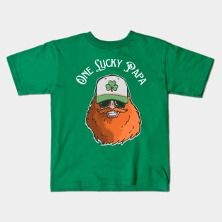 One Lucky Papa Kids T-Shirt